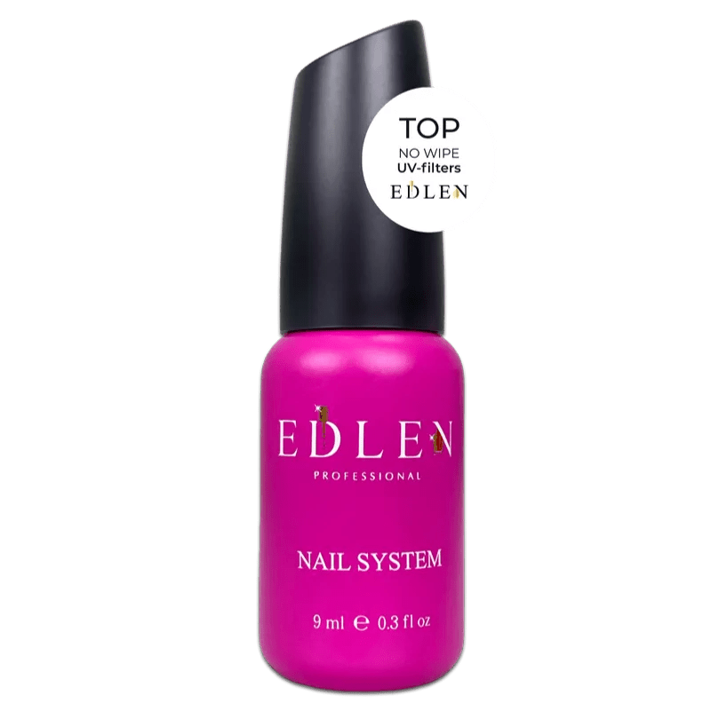 EDLEN Top Coat No wipe with UV - filters - Level Up Beauty Supply