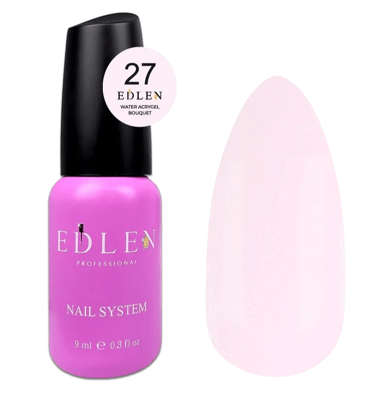 EDLEN Water Acrygel Bouquet 27, 9 ml - Level Up Beauty Supply