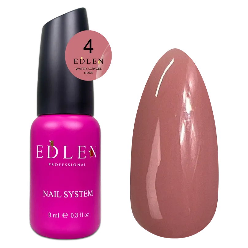 EDLEN Water Acrygel Nude #04, 9 ml