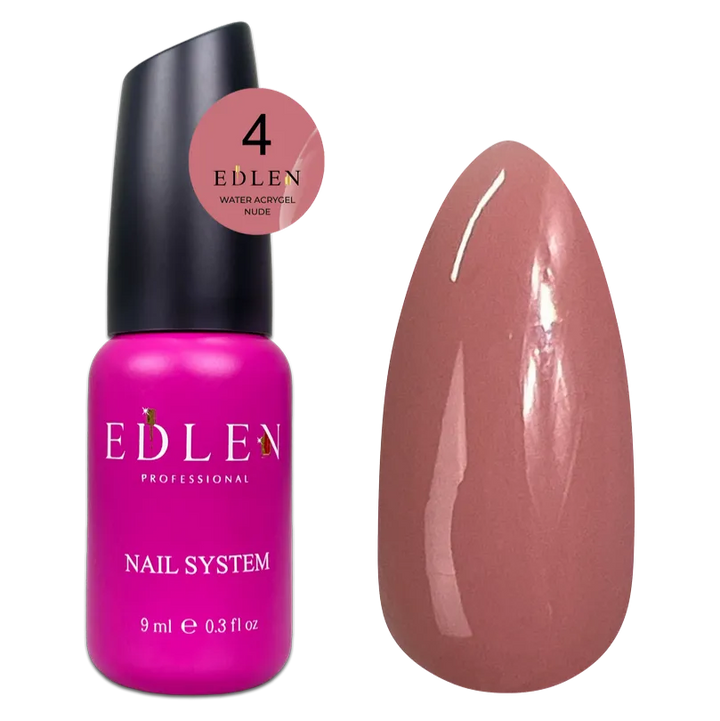 EDLEN Water Acrygel Nude #04, 9 ml