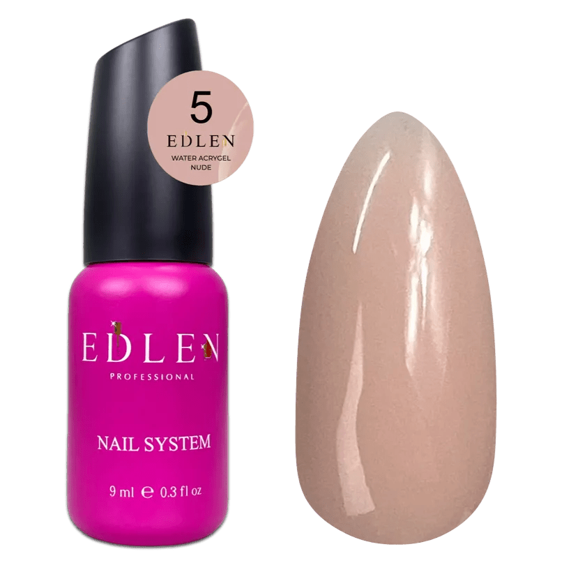 EDLEN Water Acrygel Nude 05, 9 ml - Level Up Beauty Supply