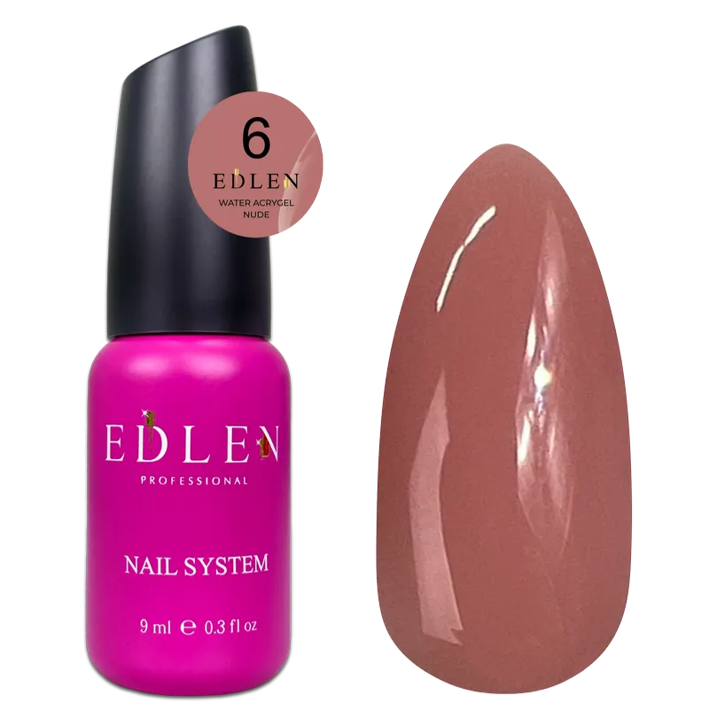 EDLEN Water Acrygel Nude #06, 9 ml