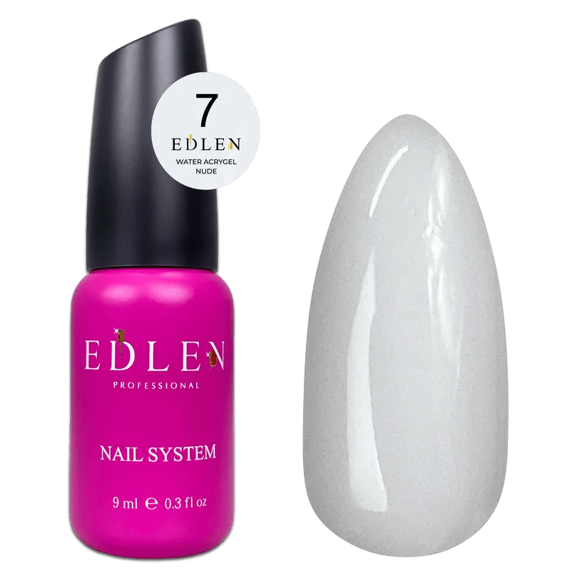 EDLEN Water Acrygel Nude 07, 9 ml - Level Up Beauty Supply