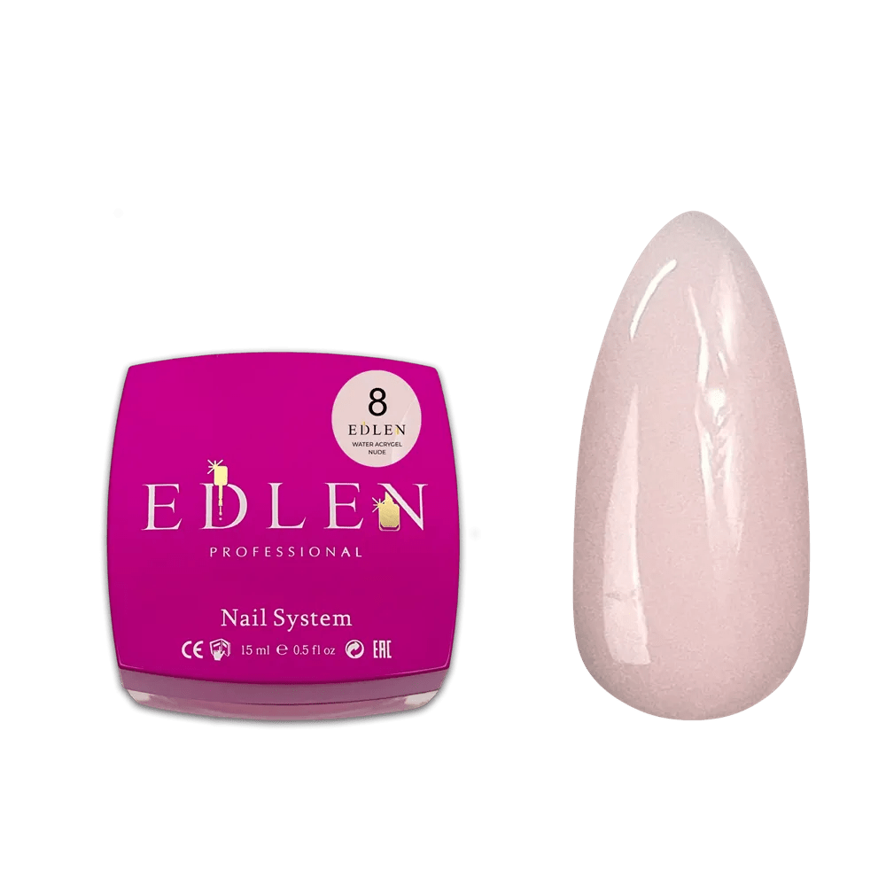 EDLEN Water Acrygel Nude 08 - Level Up Beauty Supply