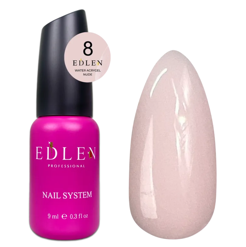 EDLEN Water Acrygel Nude #08, 9 ml