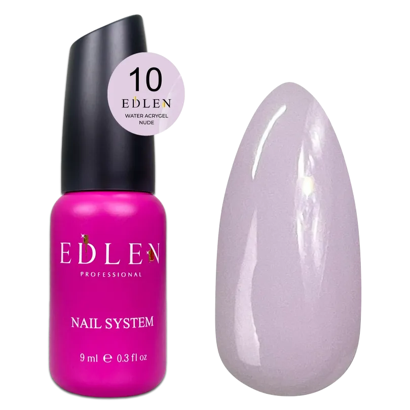 EDLEN Water Acrygel Nude #10, 9 ml