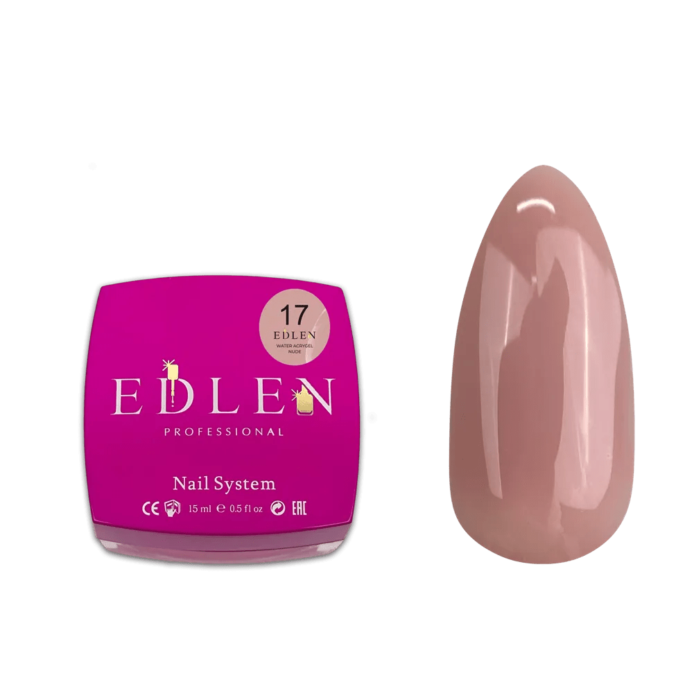 EDLEN Water Acrygel Nude 17 - Level Up Beauty Supply