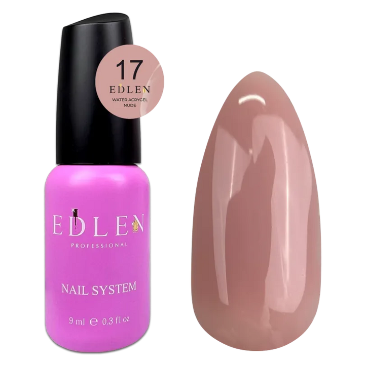 EDLEN Water Acrygel Nude #17, 9 ml