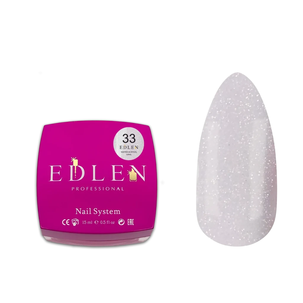 EDLEN Water Acrygel Opal 33 - Level Up Beauty Supply