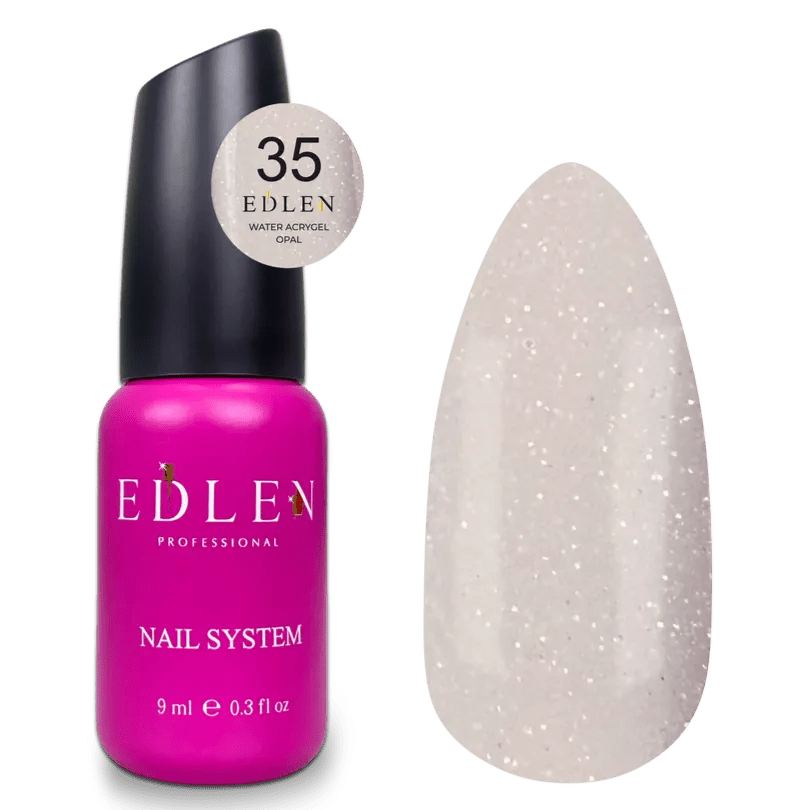 EDLEN Water Acrygel Opal 35, 9 ml - Level Up Beauty Supply