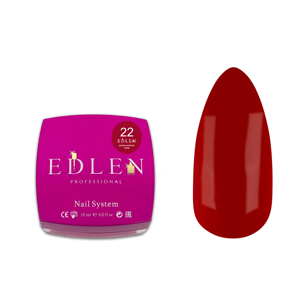 EDLEN Water Acrygel Wine #22