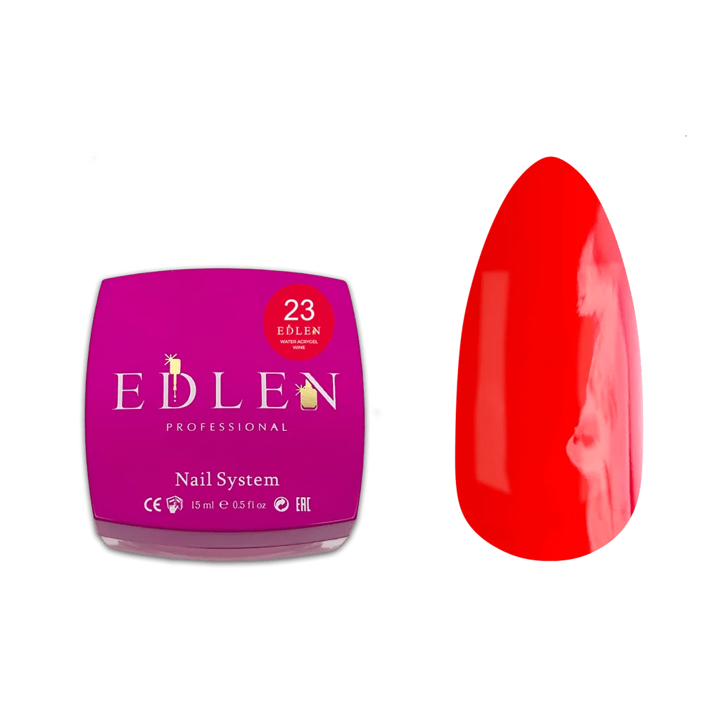 EDLEN Water Acrygel Wine 23 - Level Up Beauty Supply