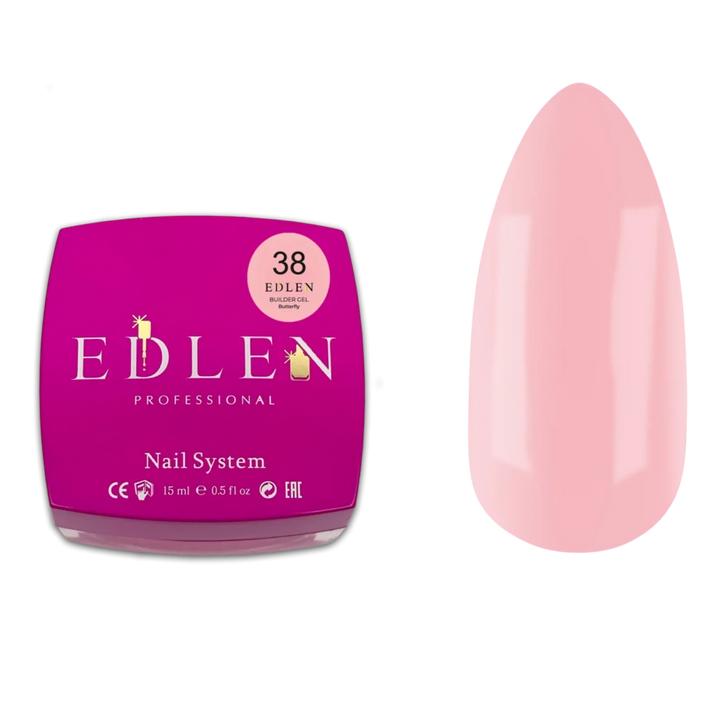 EDLEN Builder Gel Butterfly 38 - Level Up Beauty Supply