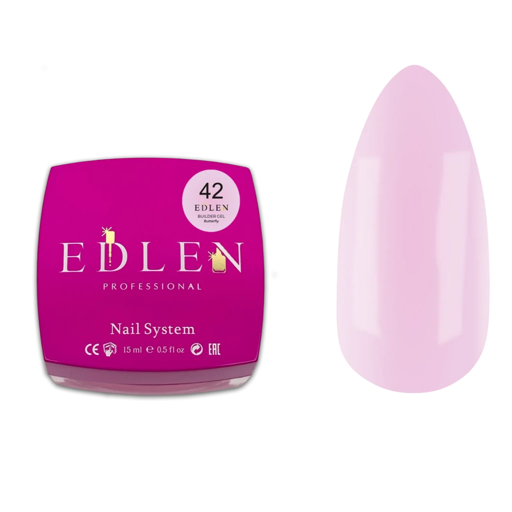 EDLEN Builder Gel Butterfly 42 - Level Up Beauty Supply