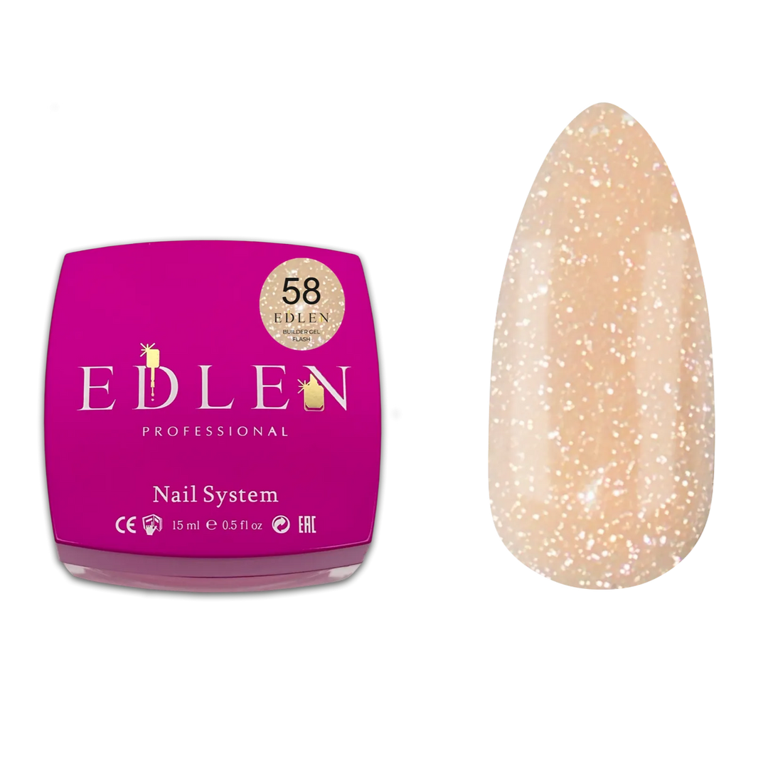 EDLEN Builder Gel Flash #58, 15 ml