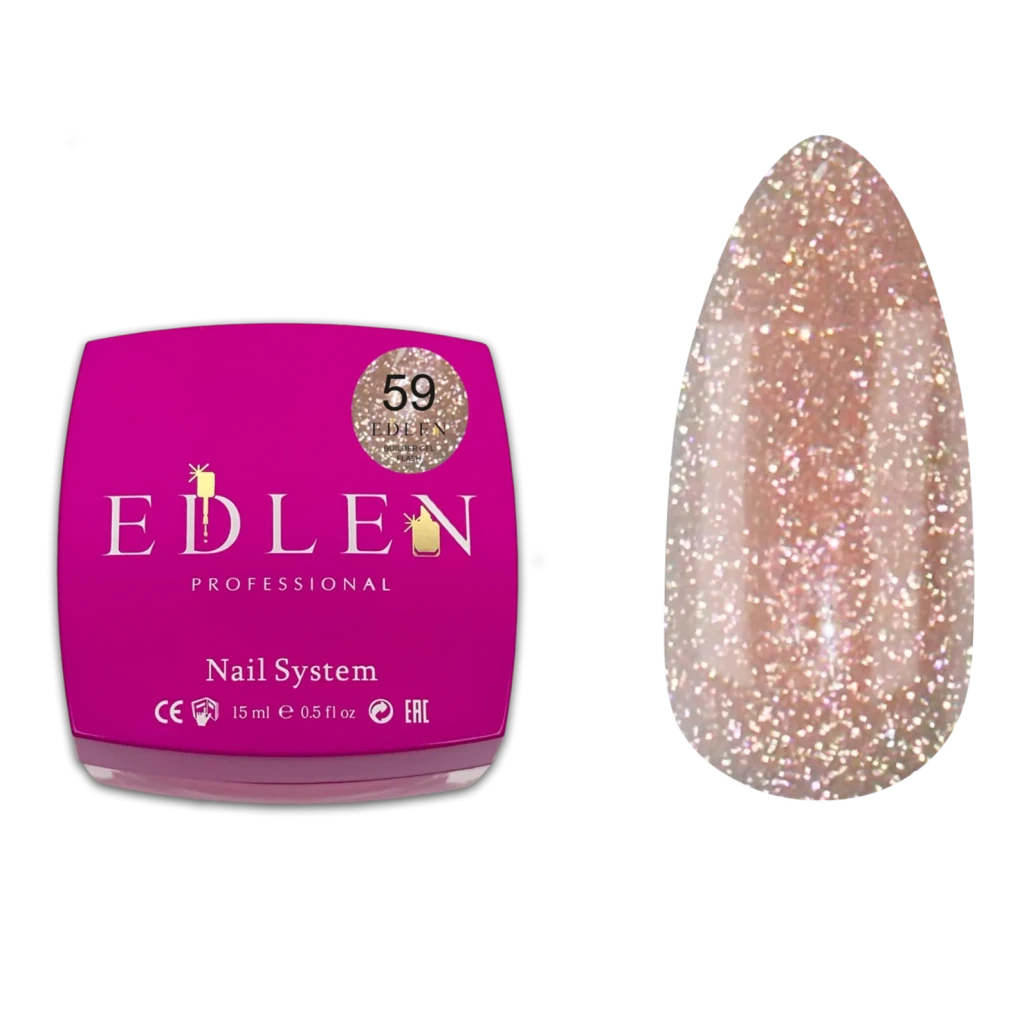 EDLEN Builder Gel Flash 59, 15 ml - Level Up Beauty Supply