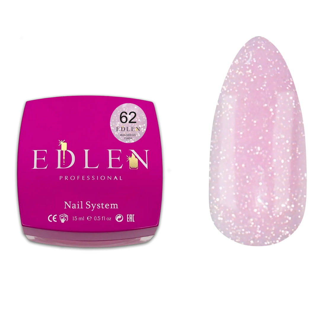 EDLEN Builder Gel Flash #62, 15 ml