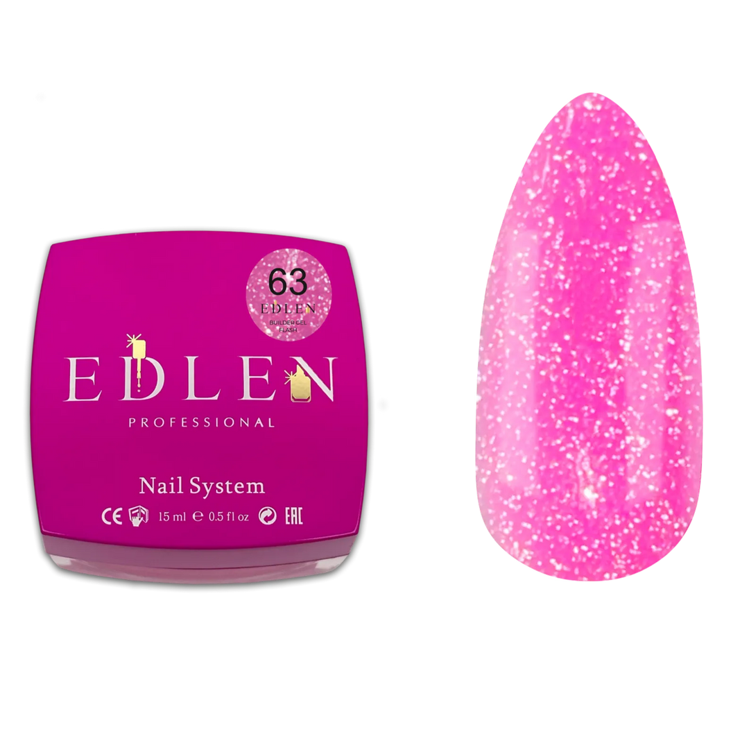EDLEN Builder Gel Flash #63, 15 ml