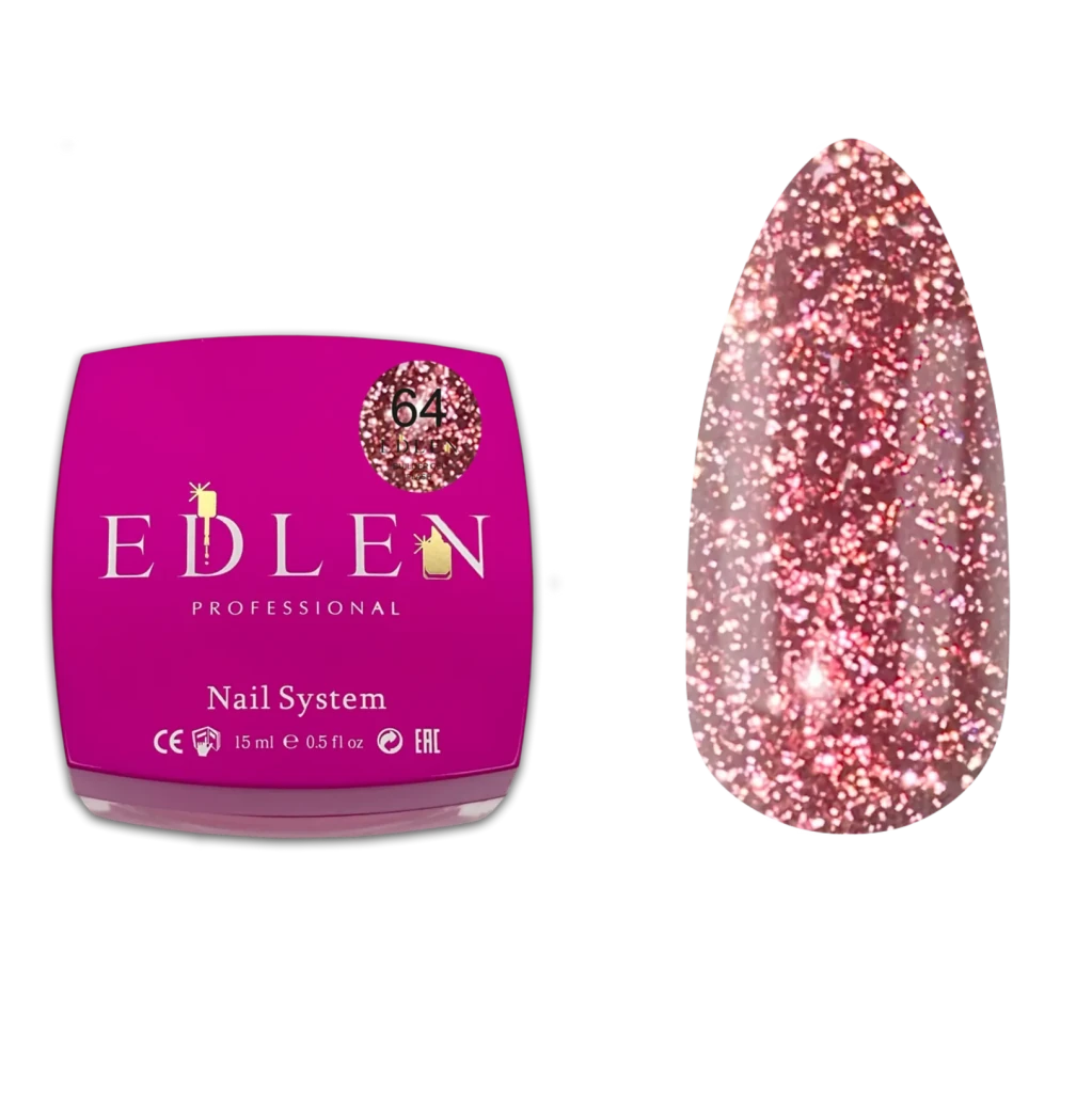 EDLEN Builder Gel Flash 64, 15 ml - Level Up Beauty Supply