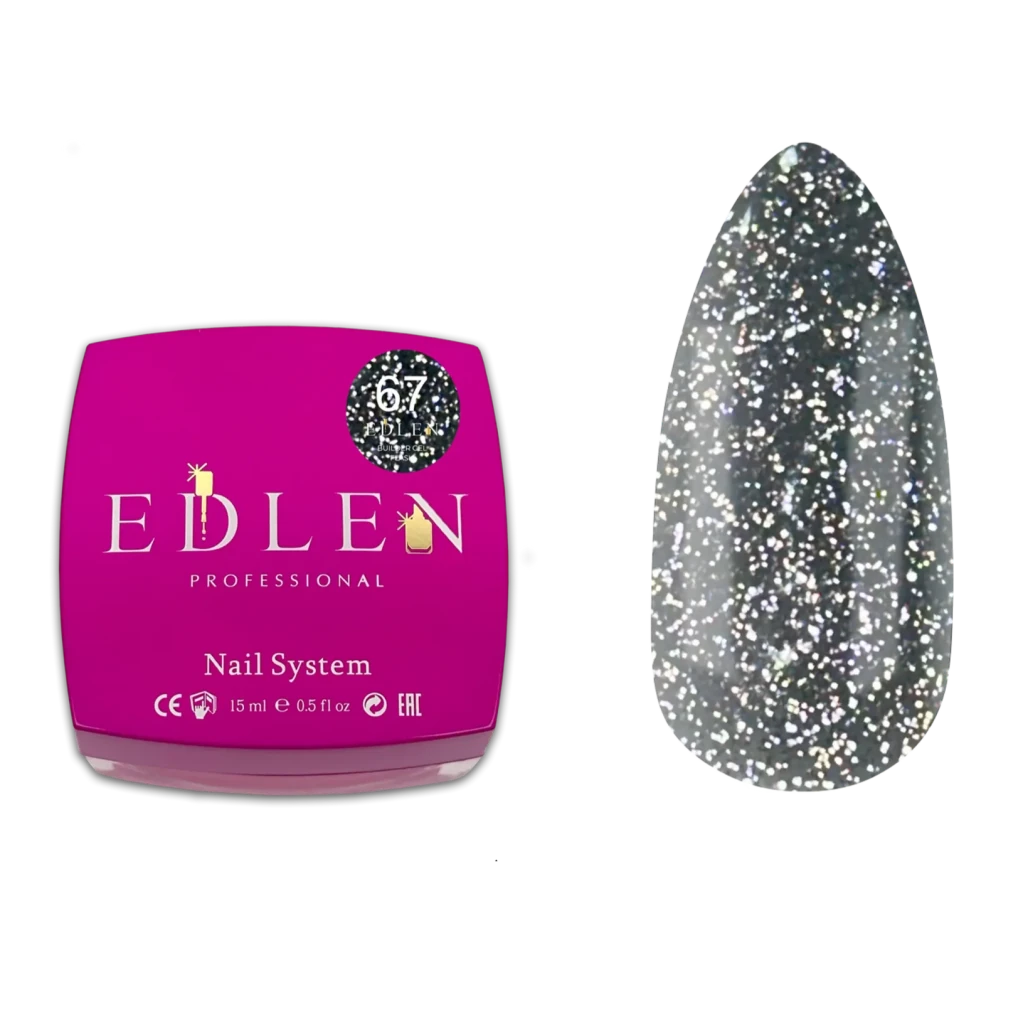 EDLEN Builder Gel Flash 67, 15 ml - Level Up Beauty Supply