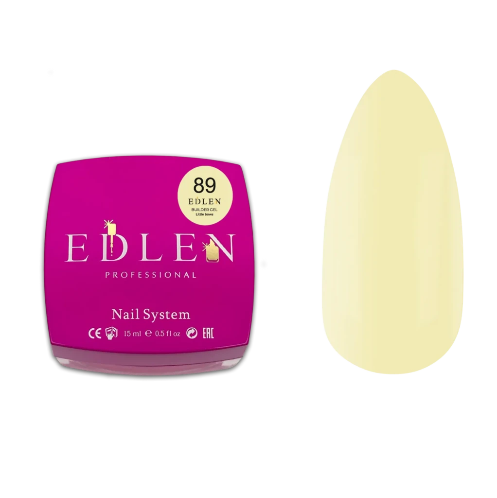 EDLEN Builder Gel Little Bows 89, 15ml - Level Up Beauty Supply