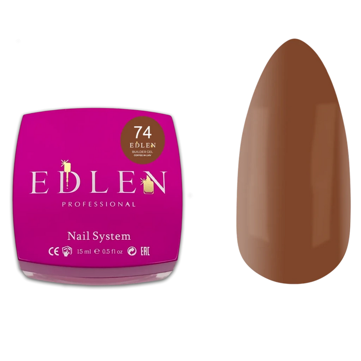 EDLEN Builder Gel Lviv 74 15 ml - Level Up Beauty Supply