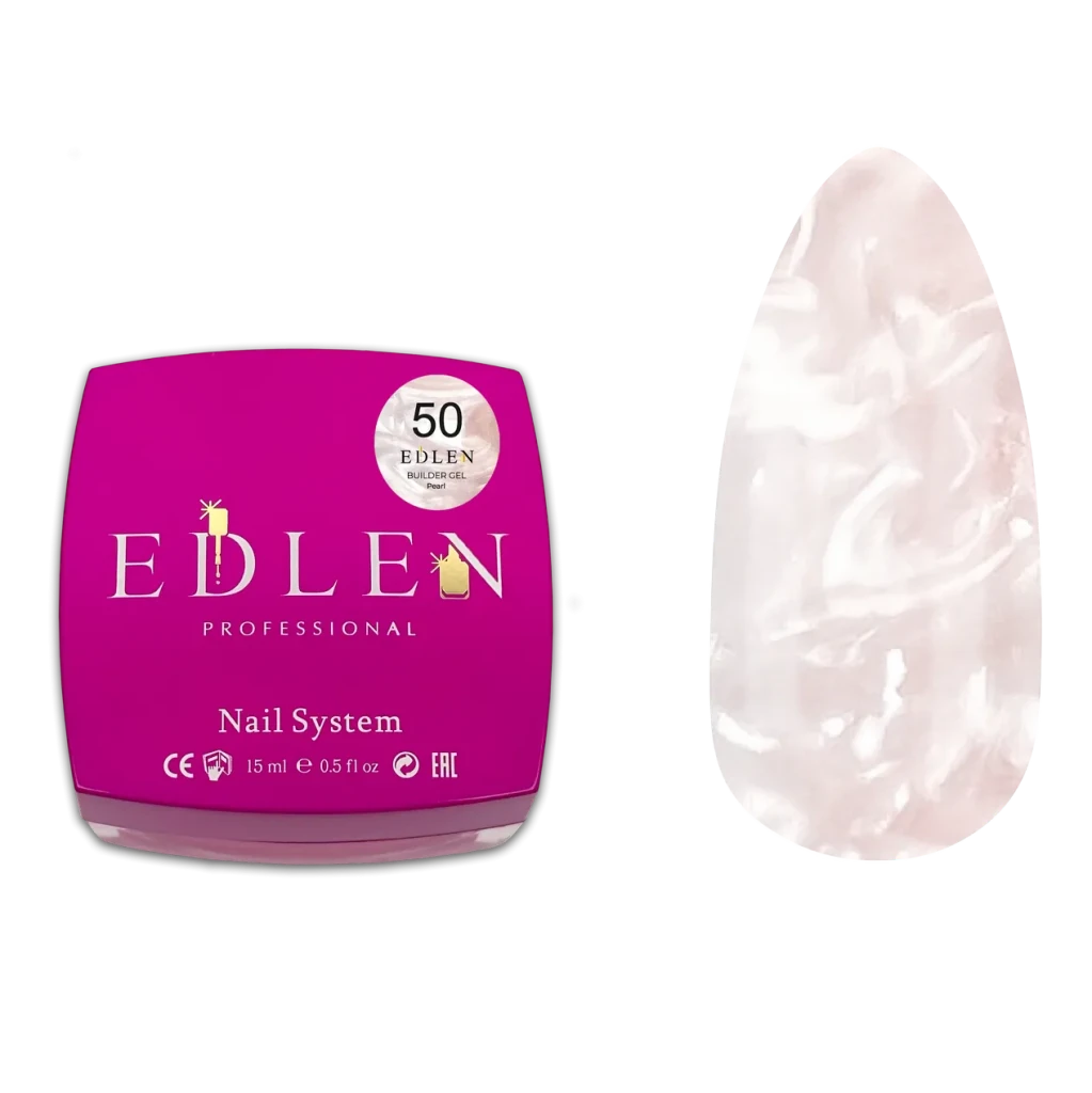EDLEN Builder Gel Pearl 50 - Level Up Beauty Supply