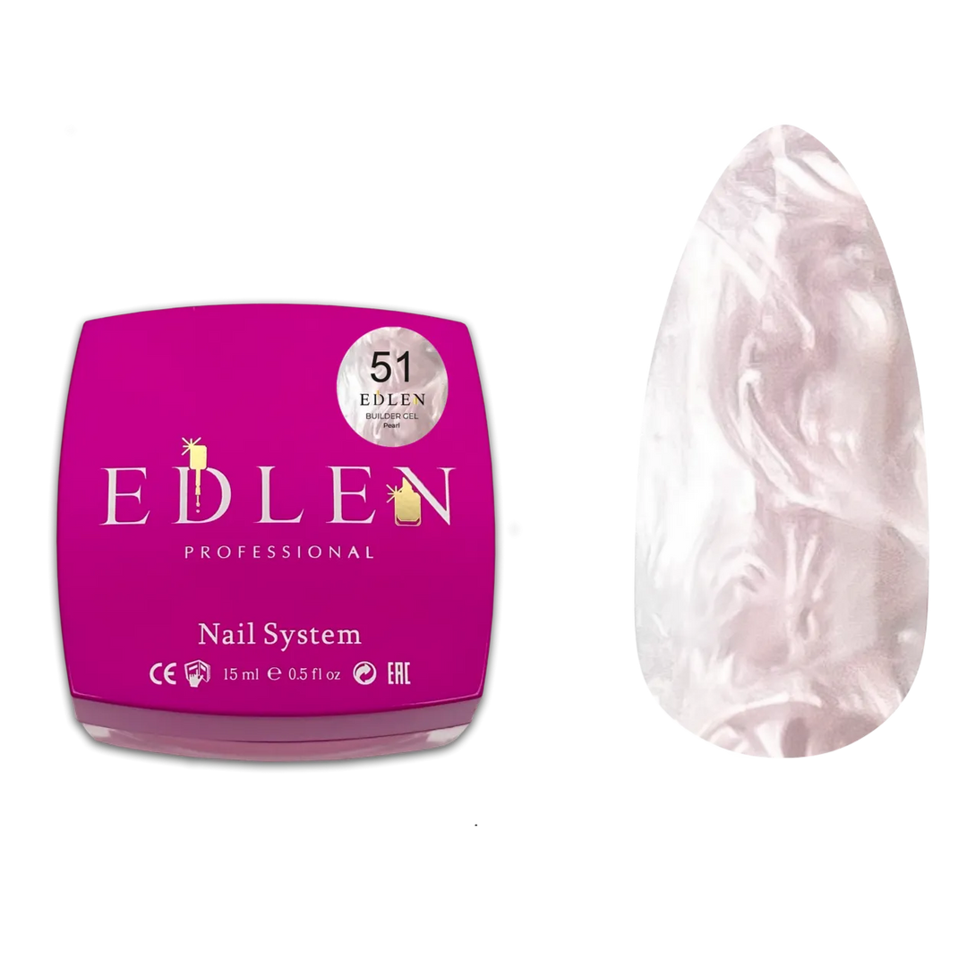 EDLEN Builder Gel Pearl #51, 15 ml