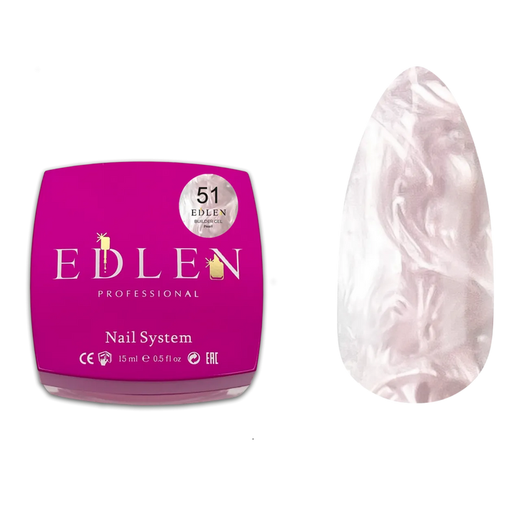 EDLEN Builder Gel Pearl #51, 15 ml
