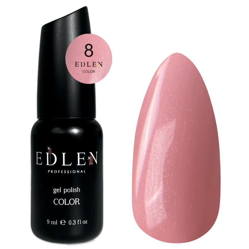 EDLEN Color Gel Polish 008, 9 ml - Level Up Beauty Supply