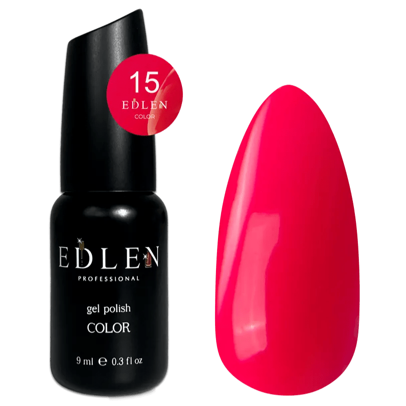EDLEN Color Gel Polish 015, 9 ml - Level Up Beauty Supply