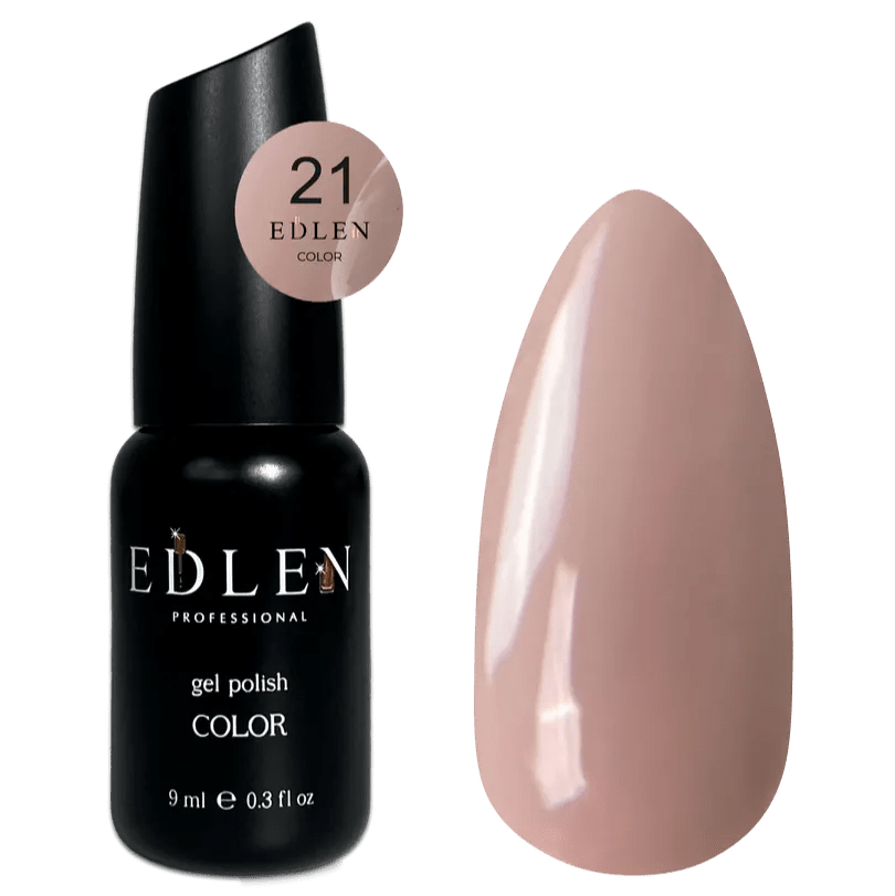 EDLEN Color Gel Polish 021, 9 ml - Level Up Beauty Supply
