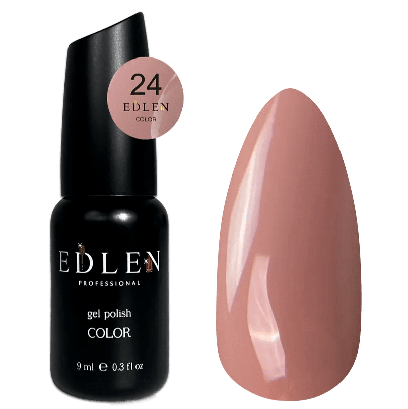 EDLEN Color Gel Polish 024, 9 ml - Level Up Beauty Supply