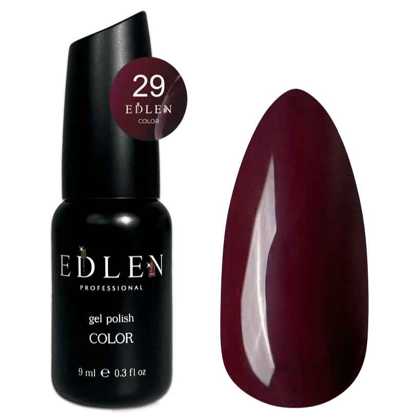 EDLEN Color Gel Polish 029, 9 ml - Level Up Beauty Supply