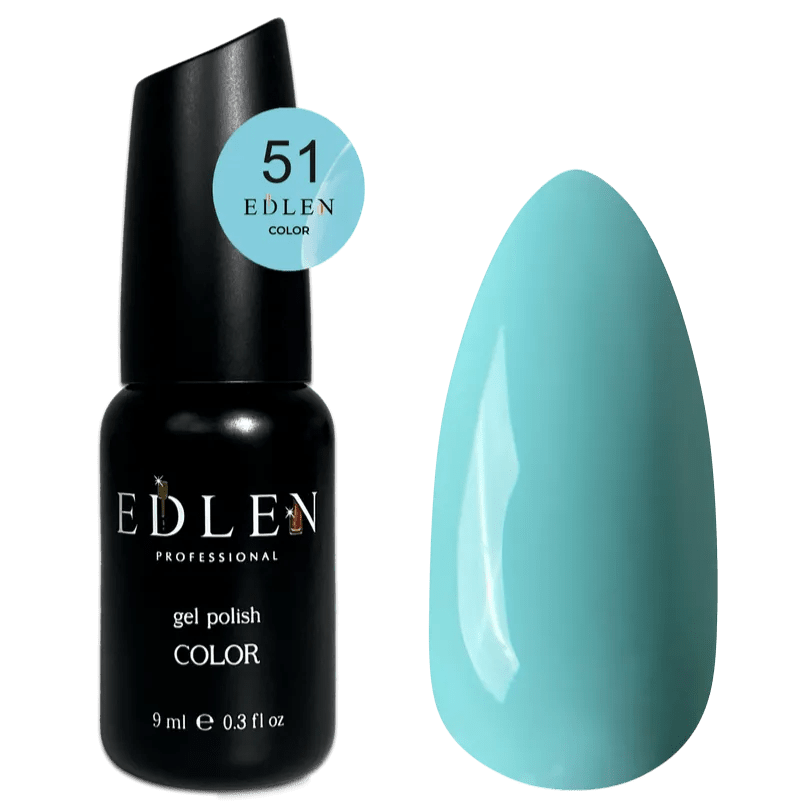 EDLEN Color Gel Polish 051, 9 ml - Level Up Beauty Supply