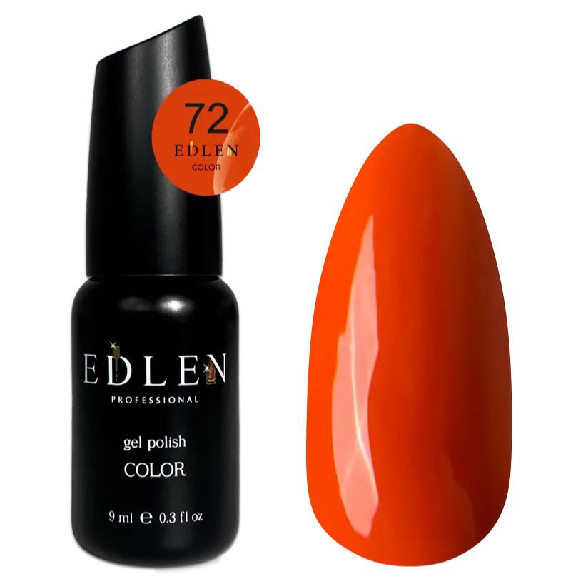 EDLEN Color Gel Polish #072, 9 ml