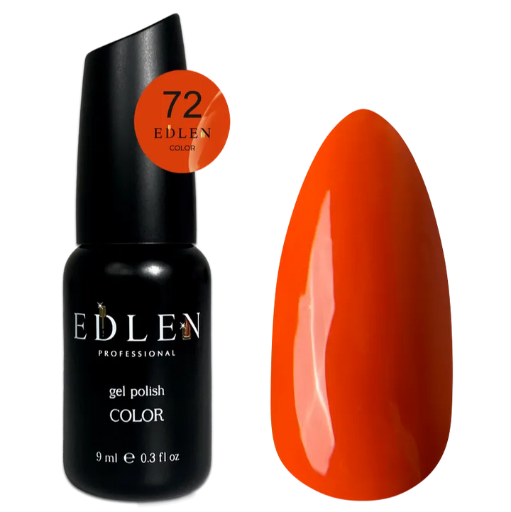 EDLEN Color Gel Polish #072, 9 ml