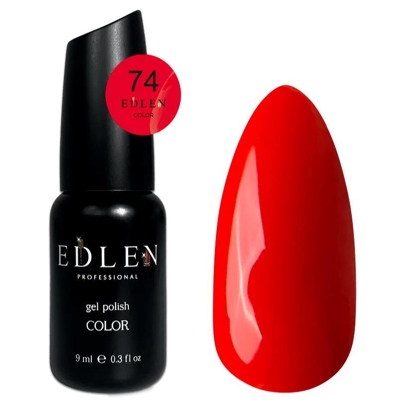 EDLEN Color Gel Polish 074, 9 ml - Level Up Beauty Supply