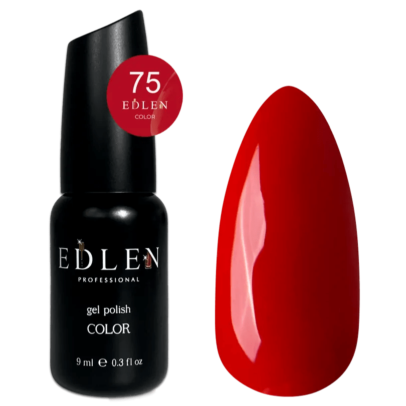 EDLEN Color Gel Polish 075, 9 ml - Level Up Beauty Supply