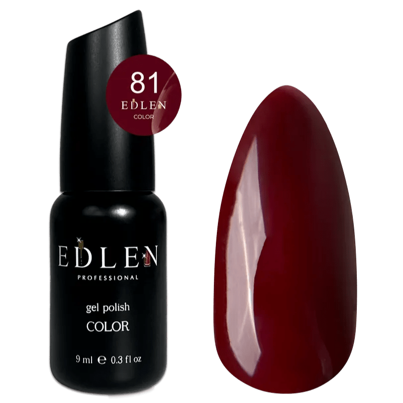 EDLEN Color Gel Polish 081, 9 ml - Level Up Beauty Supply