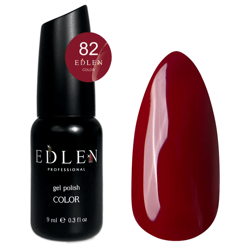 EDLEN Color Gel Polish 082, 9 ml - Level Up Beauty Supply
