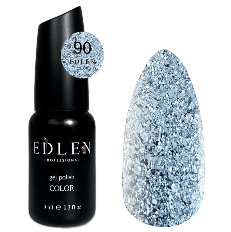 EDLEN Color Gel Polish 090, 9 ml - Level Up Beauty Supply