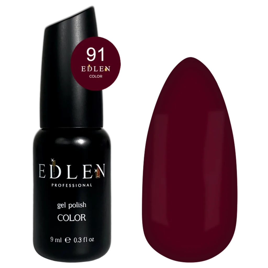 EDLEN Color Gel Polish 091, 9 ml - Level Up Beauty Supply