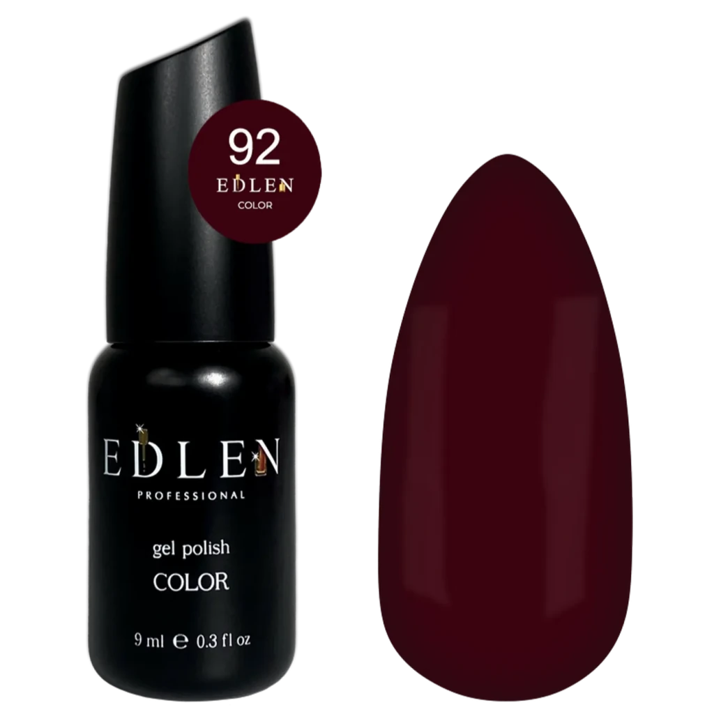 EDLEN Color Gel Polish 092, 9 ml - Level Up Beauty Supply