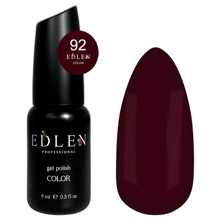 EDLEN Color Gel Polish 092, 9 ml - Level Up Beauty Supply