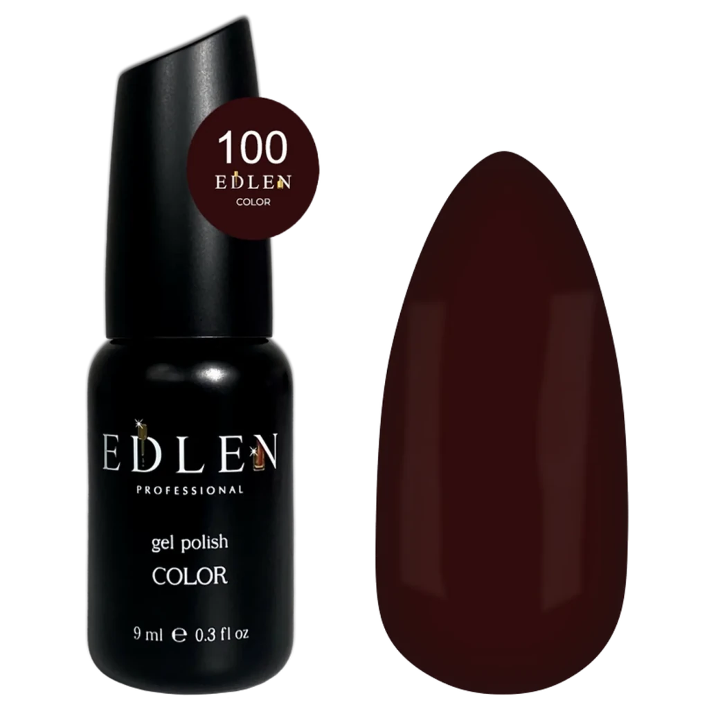 EDLEN Color Gel Polish 100, 9 ml - Level Up Beauty Supply