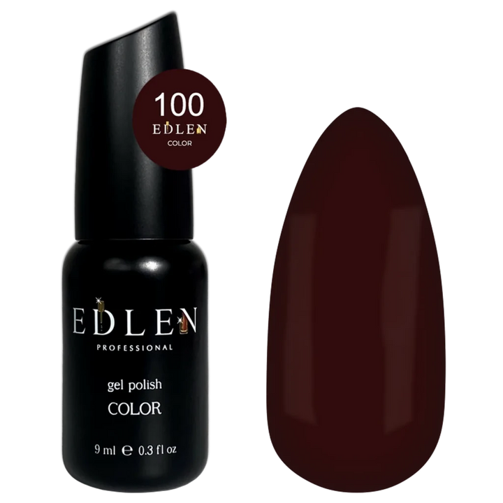 EDLEN Color Gel Polish 100, 9 ml - Level Up Beauty Supply