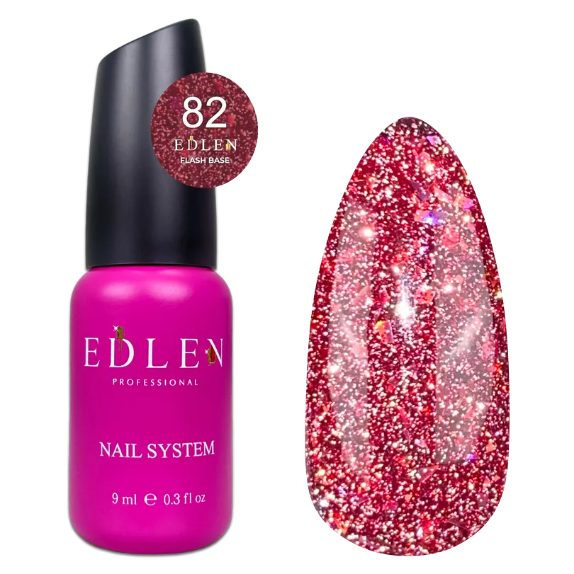 EDLEN Cover Base Flash 82, 9 ml - Level Up Beauty Supply