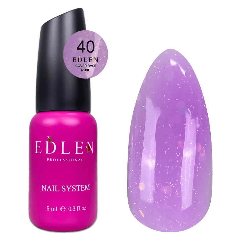 EDLEN Cover Base Pixie 40, 9 ml - Level Up Beauty Supply