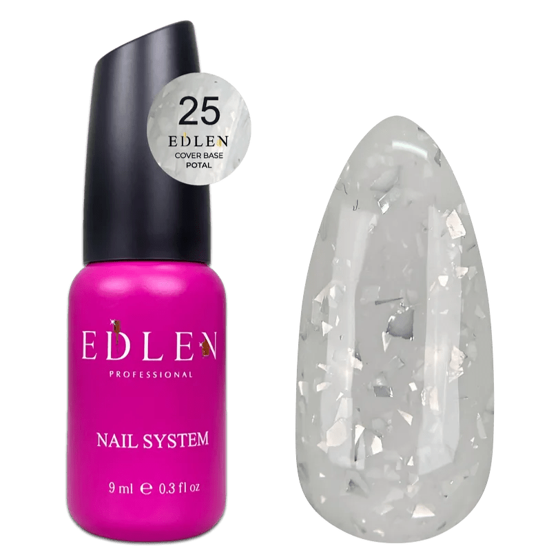 EDLEN Cover Base Potal 25, 9 ml - Level Up Beauty Supply